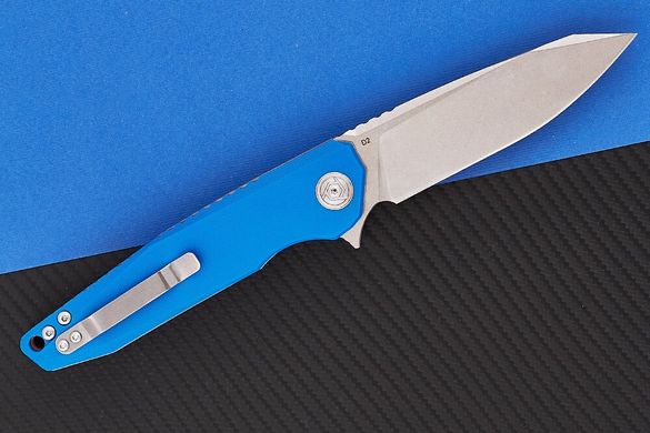 Ніж складний CH Knives, CH 3004-G10-blue, Блакитний