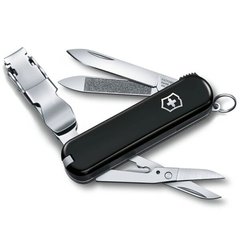 Нож швейцарский Victorinox NailClip 580 0.6463.3L19, черный