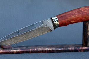 Огляд ножів ручної роботи з дамаської сталі