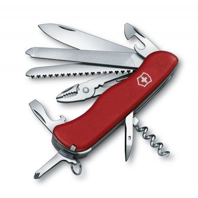 Нож швейцарский Victorinox Tradesman 0.9053 красный, 111мм, 18 функций, Красный