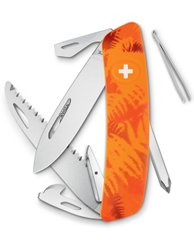 Нож швейцарский Swiza C06, KNI.0060.2060, оранжевый