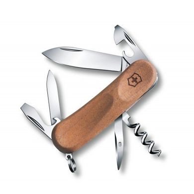 Нож швейцарский Victorinox EvoWood 10, 2.3801.63 дерево, 85мм, 11 функций, Коричневый
