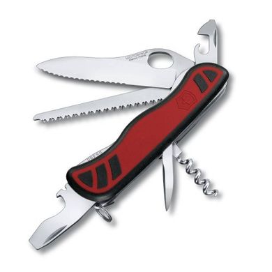Нож швейцарский Victorinox Forester 0.8361.MWC черно-красный, 111мм, 10 функций, Черно-красный