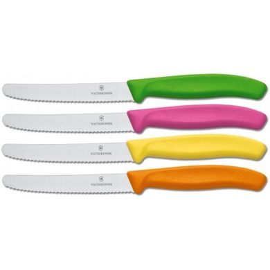 Набор кухонных ножей Victorinox SwissClassic,11см, 6.7836.L114B, зеленые