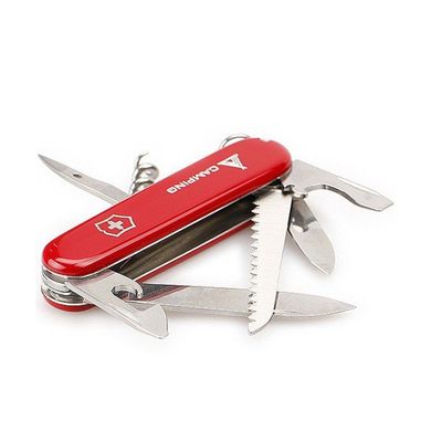Нож швейцарский Victorinox Camper 1.3613.71 красный Сamping, 91мм, 13 функций, Красный