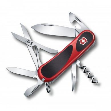 Нож швейцарский Victorinox EvoGrip 14, 2.3903.C черно-красный, 85мм, 14 функций, Черно-красный