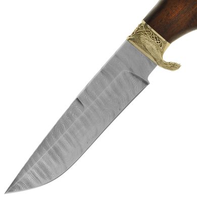 Охотничий нож Кульбида & Лесючевский Волк дамасская сталь, Перламутровый