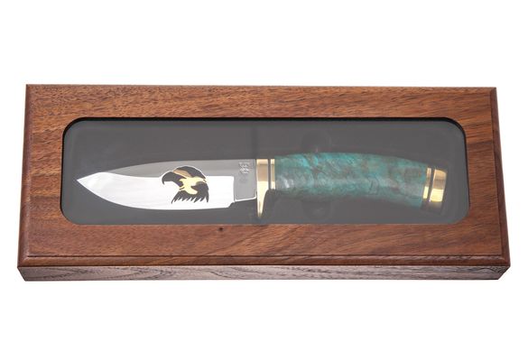 Нож охотничий Buck "Heritage Series, Burlwood Vanguard®" 192BWSLE1, Зелёный