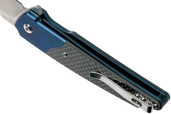 Ніж кишеньковий Amare Knives "Pocket Peak Folder", 201801, блакитний