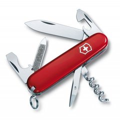 Нож швейцарский Victorinox Sportsman 0.3803 красный, 84мм 13 функций, Красный