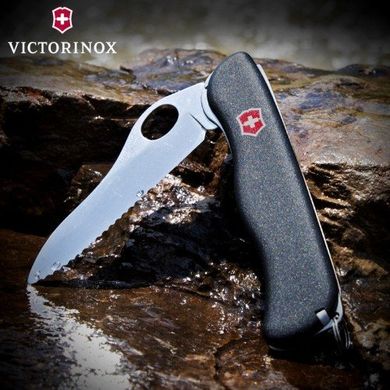 Нож швейцарский Victorinox Sentinel 0.8413.MW3, 111мм, 4 функции, Черный
