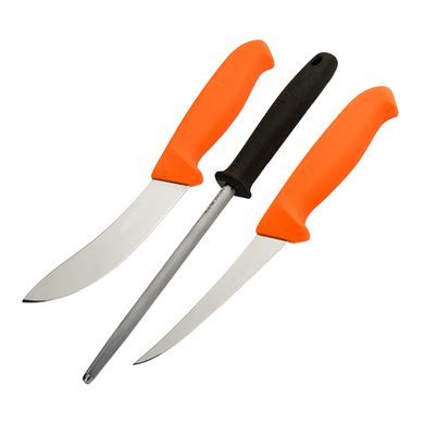 Набір ножів Morakniv Hunting Set Orange 2 Knives + Sharpener, 12098