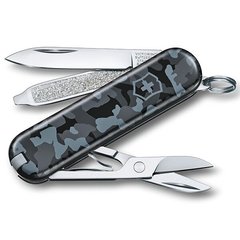 Нож швейцарский Victorinox Classic SD 0.6223.942, синий камуфляж