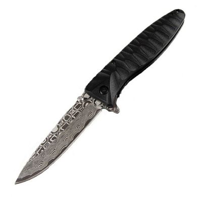 Нож складной Ganzo G620b-2 черный травление