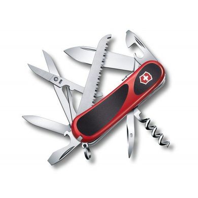 Нож швейцарский Victorinox EvoGrip S17, 2.3913.SC черно-красный, 85мм, 15 функций, Черно-красный
