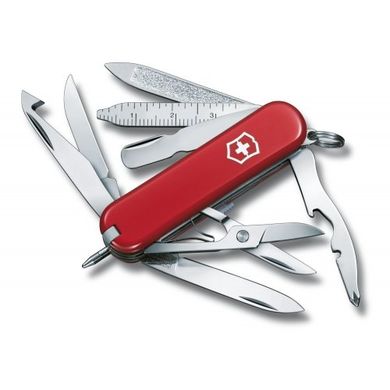 Нож швейцарский Victorinox Minichamp 0.6385 красный, 58мм, 16 функций, Красный