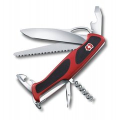 Нож швейцарский Victorinox RangerGrip 79 0.9563.MC черно-красный, 130мм, 12 функций, Черно-красный