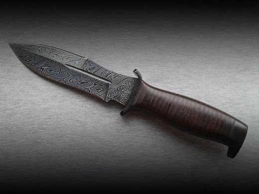Охотничий нож Кульбида & Лесючевский Турист дамасская сталь