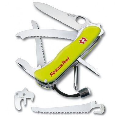 Нож швейцарский Victorinox RescueTool 0.8623.MWNB1, желтый