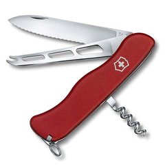 Нож швейцарский Victorinox Cheese Knife 0.8833.W, красный