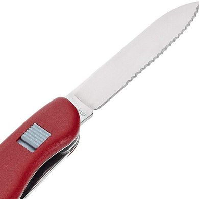 Нож швейцарский Victorinox Cheese Knife 0.8833.W, красный