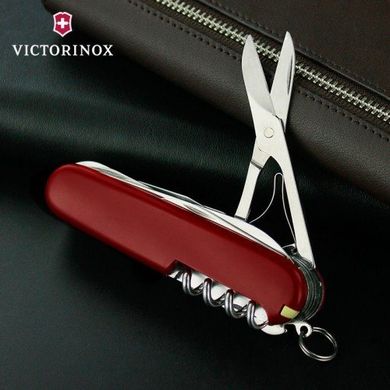 Нож швейцарский Victorinox Huntsman 1.3713 красный, 91мм, 15 функций, Красный