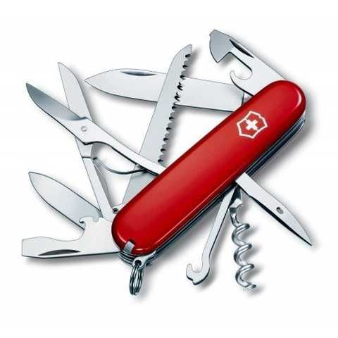 Ніж швейцарський Victorinox Huntsman 1.3713 червоний, 91мм, 15
