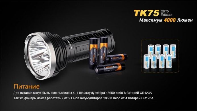 Ліхтар Fenix TK75 XM-L2 U2 2015