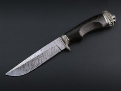 Мисливський ніж Кульбіда & Лесючевський Лев 2 дамаська сталь