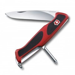 Нож швейцарский Victorinox RangerGrip 53 0.9623.С черно-красный, 130мм, 5 функций, Черно-красный