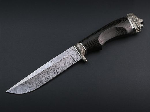 Охотничий нож Кульбида & Лесючевский Лев 2 дамасская сталь