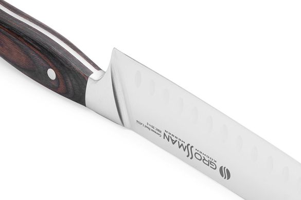 Нож сантоку Grossman 369 WD - WORMWOOD