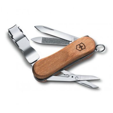 Нож швейцарский Victorinox NailClip Wood 580 - 0.6461.63 дерево, 65мм, 6 функций, Коричневый