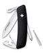 Нож швейцарский Swiza D04, KNI.0040.1010 , черный