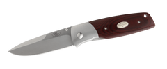 Нож туристический Fallkniven "PXL Magnum Folder" maroon micarta PXLmm