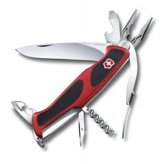 Нож швейцарский Victorinox RangerGrip 74 0.9723.C черно-красный, 130мм, 14 функций, Черно-красный