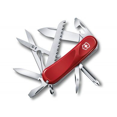 Нож швейцарский Victorinox Evolution 18, 2.4913.E красный, 85мм, 15 предметов, Красный