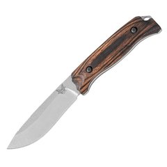 Нож туристический Benchmade "Saddle MTN" Skinner FB Wood 15001-2