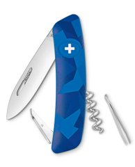 Нож швейцарский Swiza C01, KNI.0010.2030, голубой urban