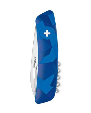 Нож швейцарский Swiza C01, KNI.0010.2030, голубой urban