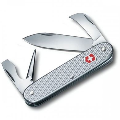 Нож швейцарский Victorinox Alox 08140.26 серебристый, 93мм, 6 функций, Серебристый