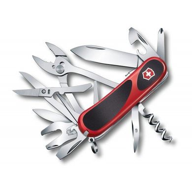 Нож швейцарский Victorinox EvoGrip S557, 2.5223.SC черно-красный, 85мм, 21 функция, Черно-красный