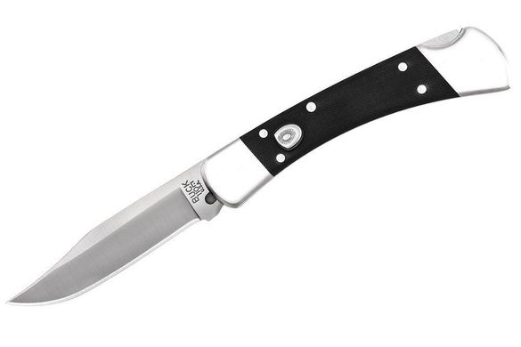Нож выкидной Buck Folding Hunter Auto Elite 110BKSA, Черный; Серебристый