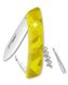 Нож швейцарский Swiza C01, KNI.0010.2080, желтый urban