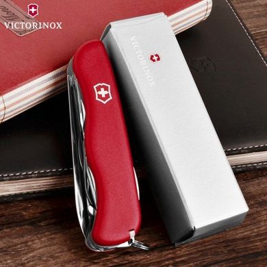 Нож швейцарский Victorinox Outrider 0.9023 красный, 111мм, 14 функций, Красный