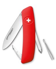 Нож швейцарский Swiza D02, KNI.0020.1000, красный
