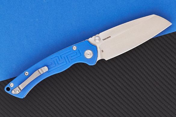 Ніж складний CH Knives, CH Toucans-G10-blue