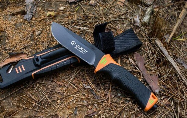 Нож туристический Ganzo G8012-ORS оранжевый
