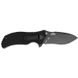 Нож карманный Zero Tolerance FOLDER G-10 BLACK/BLACK, черный клинок/черная рукоять, 0350