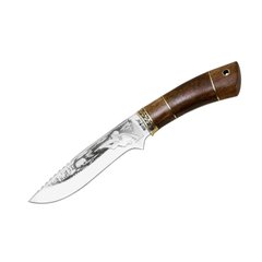Нож охотничий Grand Way Охотник с рисунком (99155)